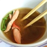 えちごトキめきリゾート 雪月花 - 紅ズワイガニ焼のみそ汁