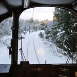 えちごトキめきリゾート 雪月花 - 『展望ハイデッキ席』からの眺め（関山駅付近）