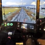 えちごトキめきリゾート 雪月花 - 『展望ハイデッキ席』からの眺め（新井駅付近）