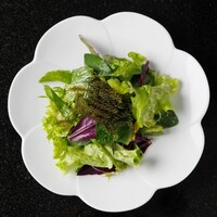 宮古島野菜のサラダ　自家製ゆずみそドレッシング