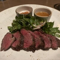 Longrain Tokyo - パクチータップリのお肉