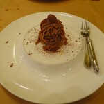 Felicita Pizzeria Trattoria - 和栗のモンブラン