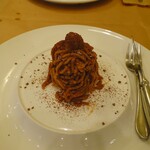 Felicita Pizzeria Trattoria - 和栗のモンブラン