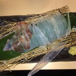 烏賊 鮨ダイニング 鮮助 - 活アカ烏賊！