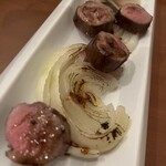 羊や カブトⅡ - ラムフィレサイコロステーキ。絶品