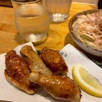 うどん処　ごえん - 手羽餃子、めちゃうま