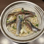 寿製麺よしかわ - いわしそば　550円