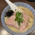 寿製麺よしかわ - 濃厚牡蠣そば　大盛り　1100円＋150円