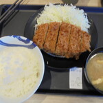松屋 - 料理写真:Wロースかつ定食