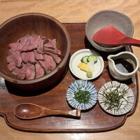 三分楼 - 炭焼黒毛和牛肉まぶし御膳　5,500円