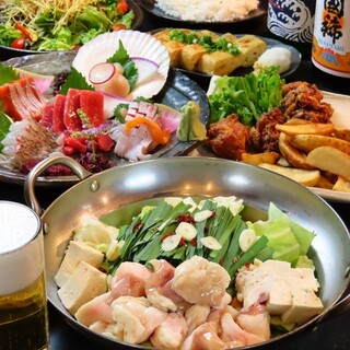 道産の海・陸の幸が楽しめる飲み放付宴会コース4,000円から