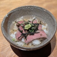 三分楼 - 出汁をかけて