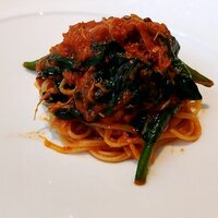 リストランテ ラ ソリア - ズワイガニとほうれん草のタリオリーニ（2024.11）