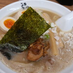 麺や　福座 - 煮干し豚骨ラーメン+煮卵\1,150(2024/09)