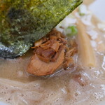 麺や　福座 - 煮干し豚骨ラーメン+煮卵\1,150(2024/09)