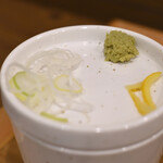 中村麺兵衛 - 【もりそば@税込550円】薬味