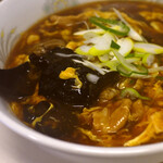 豊しま - きくらげかき玉そば@税込520円