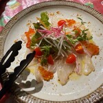 ラ・ベファーナ - 鮮魚(真鯛)のカルパッチョ@¥1,200
