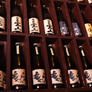 日本酒セラーで最適な状態に◎日本酒や焼酎は豊富な品揃え