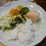 キッチン ブルー グローブ - 最後のワンプレート