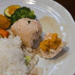 キッチン ブルー グローブ - ポテサラを添えて