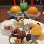 グランディア芳泉 - デザートやフルーツもいろいろ