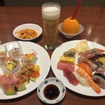 グランディア芳泉 - 夕食ビュッフェ（一例）笑笑