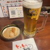 精肉問屋 串の玄太丸 - 生ビールとお通しのおでん