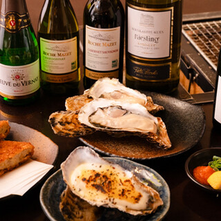 日本酒やワインをご一緒に☆牡蛎と相性抜群のお酒も多数！