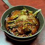 焼肉幸泉 - レバニラ鉄板焼