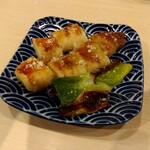 鉄なべ餃子 よし田 - 下仁田ネギの肉巻き