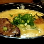 とろり白湯塩ラーメン@￥780 大盛￥100