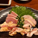 おてちきや - 地鶏のたたき