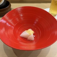 鮨 島本 - 蕪の炊き合わせ