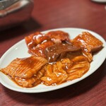 焼肉幸泉 - ホルモンMIX シマチョウ、ミノ、レバー、ギアラ、ハツ