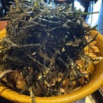 なぜ蕎麦にラー油を入れるのか。 - ポーク肉そば　大