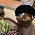 炭焼きステーキHIUCHI - 味噌汁