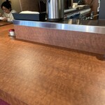 炭焼きステーキHIUCHI - カウンター席