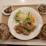 トーコーキッチン - 豚の生姜焼き 副菜二品、豚汁 ご飯