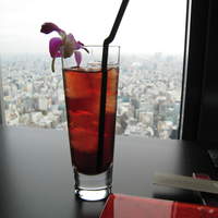広東料理 センス - カシスと烏龍茶のノンアルコールカクテル
