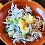 まるわ食堂 - シラスおろしが良いアクセント