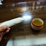 竜門 - テーブルセットアップ状況

おしぼりは手渡しだった