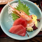 竜門 - 醤油には溜まりまではいかないけれど、濃さと
心地良い甘みを感じて、刺身をより美味しく感じさせる

尋ねてみたら
土佐醤油2種類をブレンドされて4日間寝かされている
と話されていた