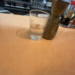 カミヤ - 熱燗はコップで飲むタイプ