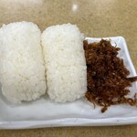 天領うどん - おにぎり