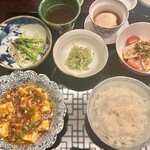 銀座 上瀧 - 2024.11.  宮廷式御房菜~麻婆豆腐・口水鶏・葱油干絲・温蛋・搾菜・清湯~