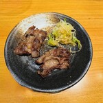 焼肉　なべしま - ネギ塩タンはネギが別皿