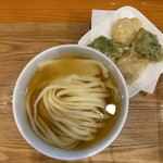 手打ちうどん 上を向いて - ひやかけ