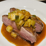 ビストロ ラ コケット - 鴨のグリル、葱ソース