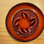 お料理なかき - 2024.12.19 (木)    十四代（中取り／赤磐雄町／上諸白／五勺税込1760円）